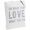 Холщовая сумка Do Love, молочно-белая с логотипом в Санкт-Петербурге заказать по выгодной цене в кибермаркете AvroraStore