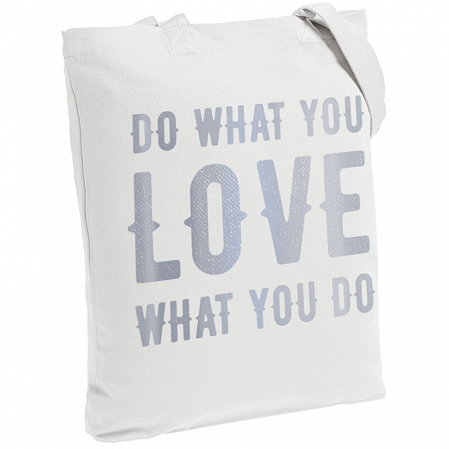 Холщовая сумка Do Love, молочно-белая с логотипом в Санкт-Петербурге заказать по выгодной цене в кибермаркете AvroraStore