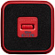 Беспроводная колонка с подсветкой логотипа Glim, красная с логотипом в Санкт-Петербурге заказать по выгодной цене в кибермаркете AvroraStore