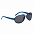 Очки солнцезащитные Singapore, синие с логотипом в Санкт-Петербурге заказать по выгодной цене в кибермаркете AvroraStore
