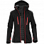 Куртка-трансформер женская Matrix, черная с красным с логотипом в Санкт-Петербурге заказать по выгодной цене в кибермаркете AvroraStore