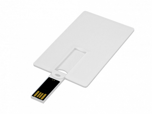 USB 2.0- флешка на 8 Гб в виде пластиковой карты с откидным механизмом с логотипом в Санкт-Петербурге заказать по выгодной цене в кибермаркете AvroraStore