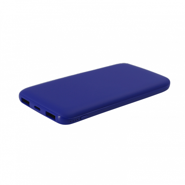 Внешний аккумулятор Bplanner Power 2 ST, софт-тач, 10000 mAh (Синий) с логотипом в Санкт-Петербурге заказать по выгодной цене в кибермаркете AvroraStore