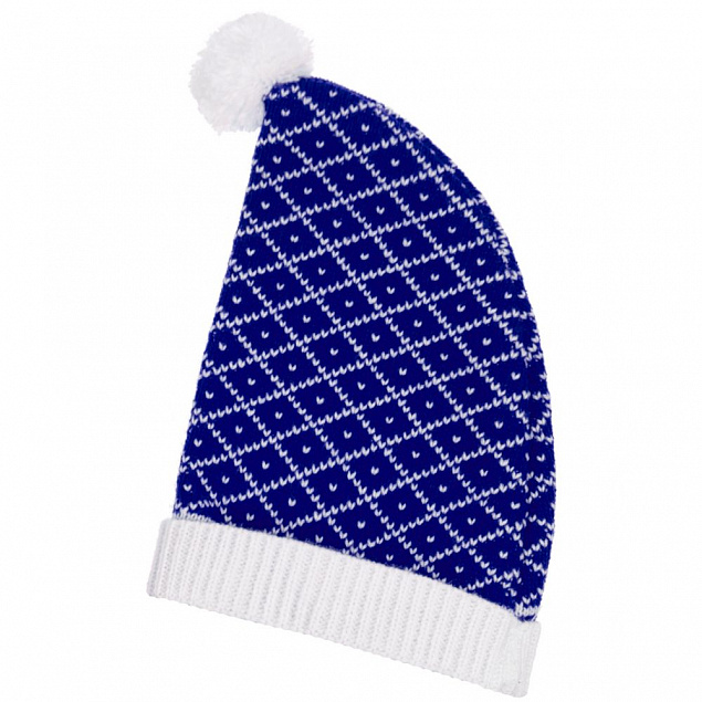 Вязаная шапочка Dress Cup, синяя с логотипом в Санкт-Петербурге заказать по выгодной цене в кибермаркете AvroraStore