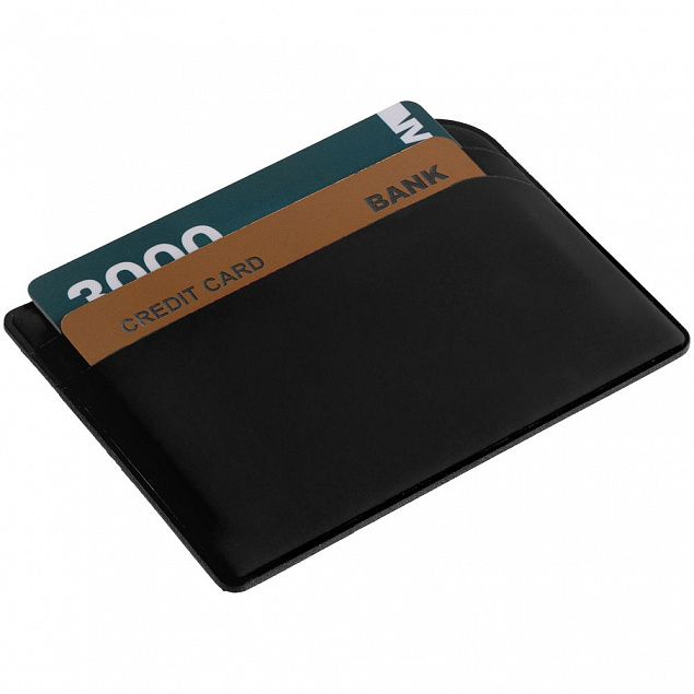 Чехол для карточек Dorset, черный с логотипом в Санкт-Петербурге заказать по выгодной цене в кибермаркете AvroraStore