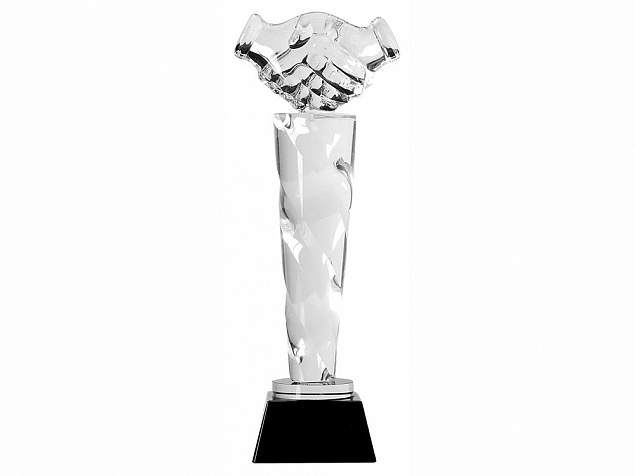 Награда "Рукопожатие" с логотипом в Санкт-Петербурге заказать по выгодной цене в кибермаркете AvroraStore