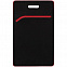 Чехол для пропуска Multimo, черный с красным с логотипом в Санкт-Петербурге заказать по выгодной цене в кибермаркете AvroraStore