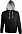 Толстовка мужская Soul Men 290 с контрастным капюшоном, черная с логотипом в Санкт-Петербурге заказать по выгодной цене в кибермаркете AvroraStore