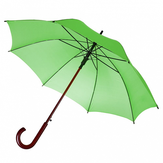 Зонт-трость Standard, зеленое яблоко с логотипом в Санкт-Петербурге заказать по выгодной цене в кибермаркете AvroraStore