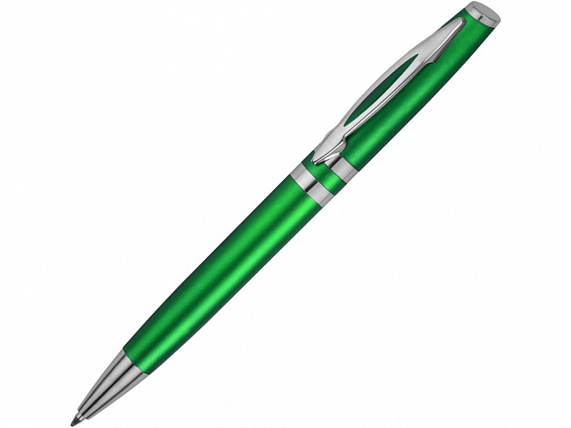 Ручка шариковая Невада, зеленый металлик с логотипом в Санкт-Петербурге заказать по выгодной цене в кибермаркете AvroraStore