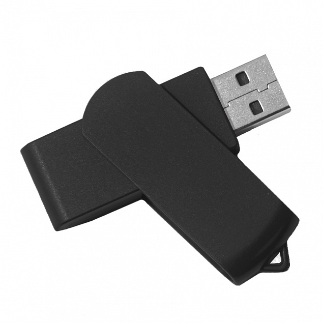 USB flash-карта SWING (8Гб), черный, 6,0х1,8х1,1 см, пластик с логотипом в Санкт-Петербурге заказать по выгодной цене в кибермаркете AvroraStore