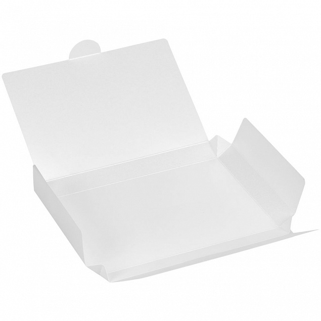 Коробка самосборная Flacky Slim, белая с логотипом в Санкт-Петербурге заказать по выгодной цене в кибермаркете AvroraStore