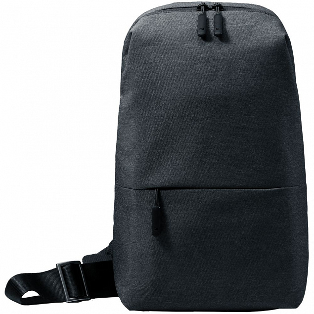 Рюкзак на одно плечо Mi City Sling Bag, темно-серый с логотипом в Санкт-Петербурге заказать по выгодной цене в кибермаркете AvroraStore