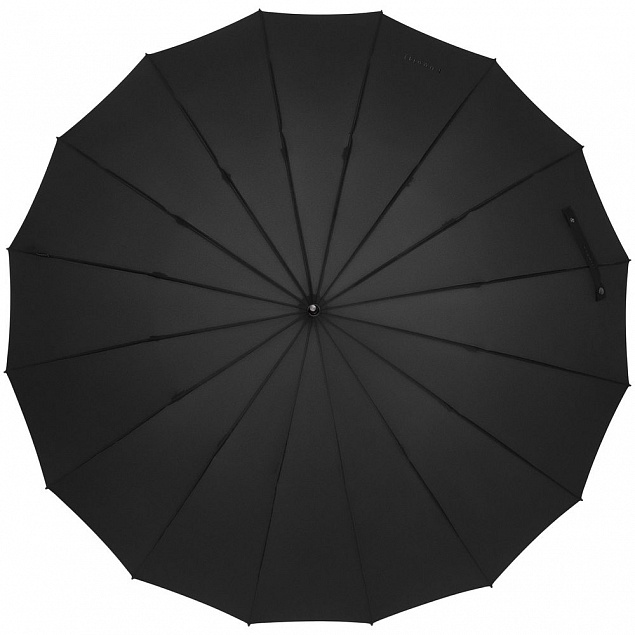 Зонт-трость Big Boss, черный с логотипом в Санкт-Петербурге заказать по выгодной цене в кибермаркете AvroraStore
