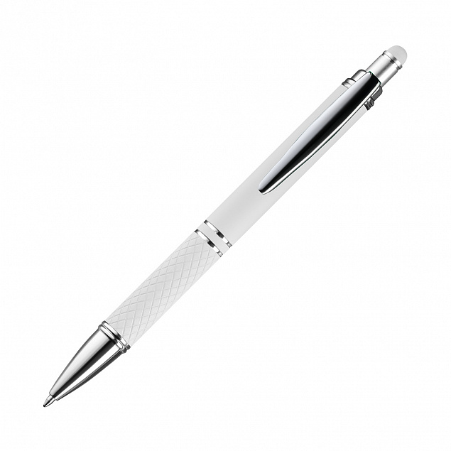 Шариковая ручка Alt, белая с логотипом в Санкт-Петербурге заказать по выгодной цене в кибермаркете AvroraStore