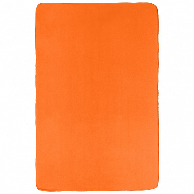 Флисовый плед Warm&Peace, оранжевый с логотипом в Санкт-Петербурге заказать по выгодной цене в кибермаркете AvroraStore