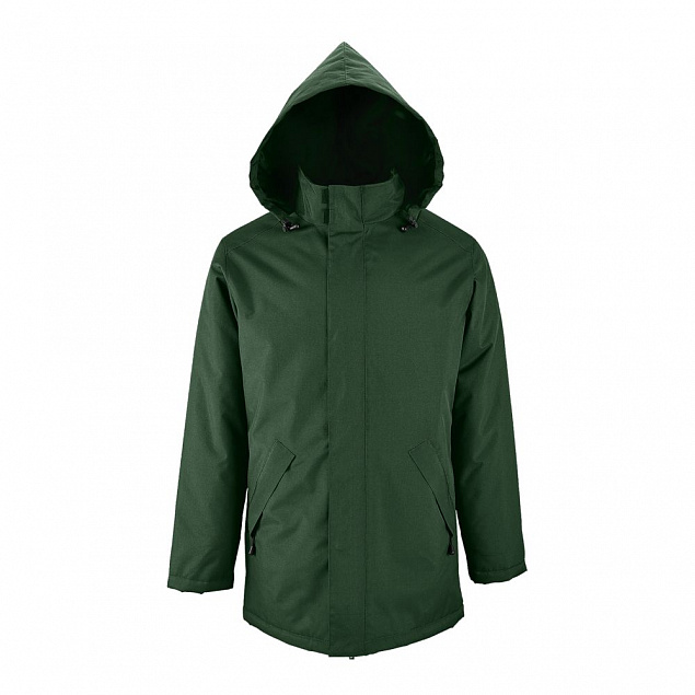 Куртка на стеганой подкладке Robyn, темно-зеленая с логотипом в Санкт-Петербурге заказать по выгодной цене в кибермаркете AvroraStore