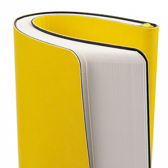 Блокнот Verso в клетку, желтый с логотипом в Санкт-Петербурге заказать по выгодной цене в кибермаркете AvroraStore