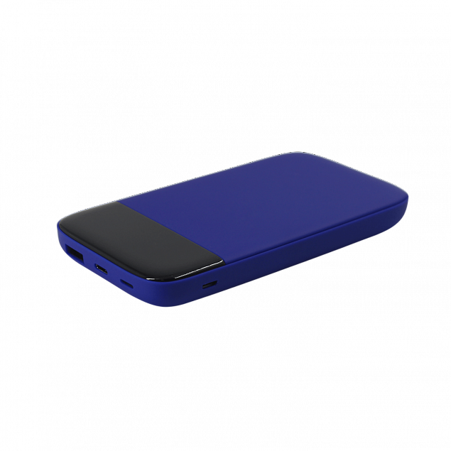 Внешний аккумулятор Bplanner Power 3 ST, софт-тач, 10000 mAh (Синий) с логотипом в Санкт-Петербурге заказать по выгодной цене в кибермаркете AvroraStore