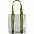 Шоппер Clear Fest, прозрачный серый с зелеными ручками с логотипом в Санкт-Петербурге заказать по выгодной цене в кибермаркете AvroraStore