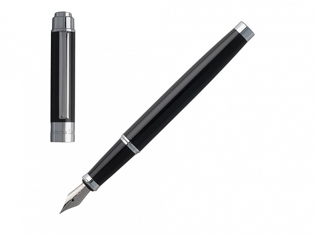 Ручка перьевая Scribal Black с логотипом в Санкт-Петербурге заказать по выгодной цене в кибермаркете AvroraStore