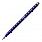 Шариковая ручка Touch Tip, синяя с логотипом в Санкт-Петербурге заказать по выгодной цене в кибермаркете AvroraStore
