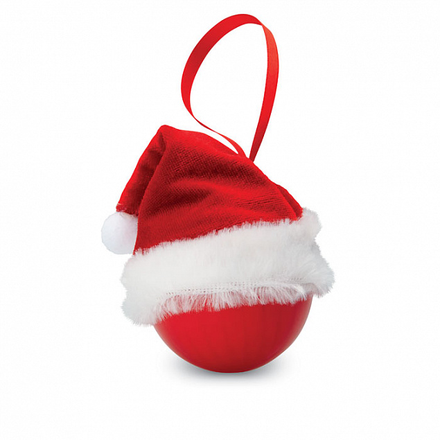 Рождественский шар в колпаке Д с логотипом в Санкт-Петербурге заказать по выгодной цене в кибермаркете AvroraStore