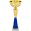 Кубок Kudos, большой, синий с логотипом в Санкт-Петербурге заказать по выгодной цене в кибермаркете AvroraStore