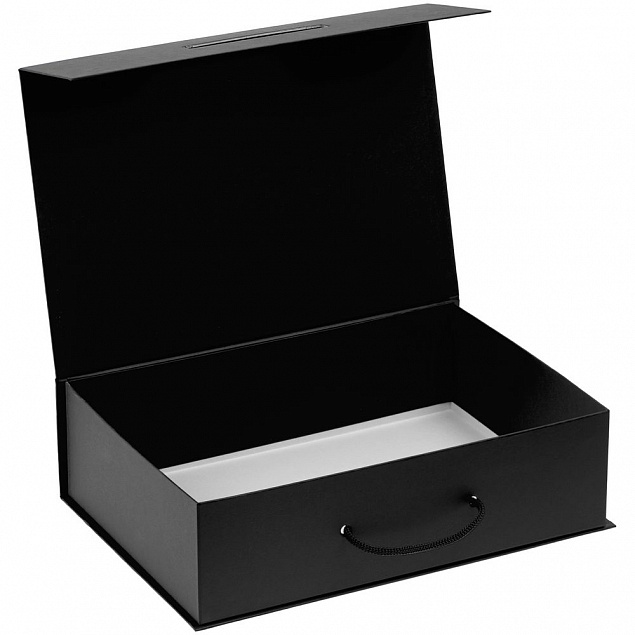 Коробка Case, подарочная, черная с логотипом в Санкт-Петербурге заказать по выгодной цене в кибермаркете AvroraStore