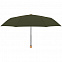 Зонт складной Nature Mini, зеленый с логотипом в Санкт-Петербурге заказать по выгодной цене в кибермаркете AvroraStore