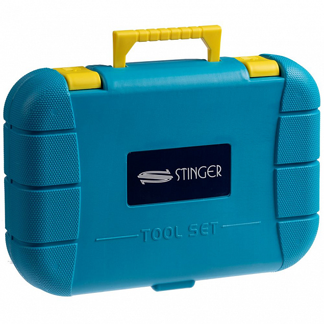 Набор инструментов Stinger 15, синий с логотипом в Санкт-Петербурге заказать по выгодной цене в кибермаркете AvroraStore