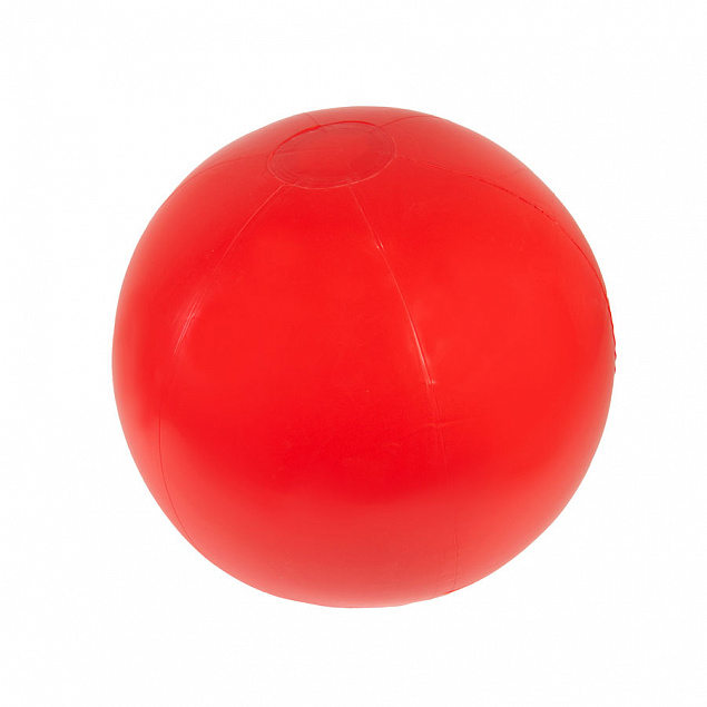 Мяч пляжный надувной; красный; D=40-50 см, не накачан, ПВХ с логотипом в Санкт-Петербурге заказать по выгодной цене в кибермаркете AvroraStore