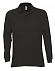 Рубашка поло мужская с длинным рукавом STAR 170, черная с логотипом в Санкт-Петербурге заказать по выгодной цене в кибермаркете AvroraStore