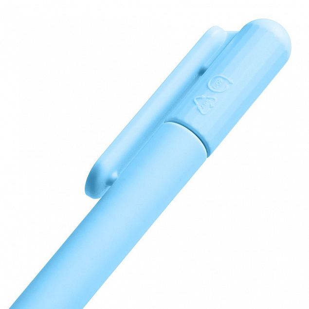 Ручка шариковая Prodir DS6S TMM, голубая с логотипом в Санкт-Петербурге заказать по выгодной цене в кибермаркете AvroraStore