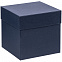 Коробка Cube S, синяя с логотипом в Санкт-Петербурге заказать по выгодной цене в кибермаркете AvroraStore