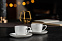 Кофейная пара Mansion Select, белая с золотистой отводкой с логотипом в Санкт-Петербурге заказать по выгодной цене в кибермаркете AvroraStore