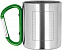 Кружка металлическая с карабином с логотипом в Санкт-Петербурге заказать по выгодной цене в кибермаркете AvroraStore