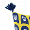 Чехол на подушку Blossom time, горчичный с темно-синим с логотипом в Санкт-Петербурге заказать по выгодной цене в кибермаркете AvroraStore