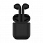 Наушники беспроводные с зарядным боксом TWS AIR SOFT, цвет черный  с логотипом в Санкт-Петербурге заказать по выгодной цене в кибермаркете AvroraStore