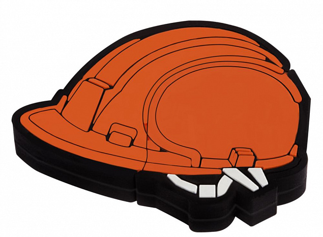 Флешка «Каска», оранжевая, 8 Гб с логотипом в Санкт-Петербурге заказать по выгодной цене в кибермаркете AvroraStore