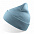 Шапка вязаная  двойная "Wind", с отворотом_ярко синий,100% акрил  с логотипом в Санкт-Петербурге заказать по выгодной цене в кибермаркете AvroraStore