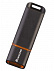 Флешка Uniscend Slalom, черная с оранжевым, 8 Гб с логотипом в Санкт-Петербурге заказать по выгодной цене в кибермаркете AvroraStore