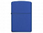 Зажигалка ZIPPO Classic с покрытием Royal Blue Matte с логотипом в Санкт-Петербурге заказать по выгодной цене в кибермаркете AvroraStore