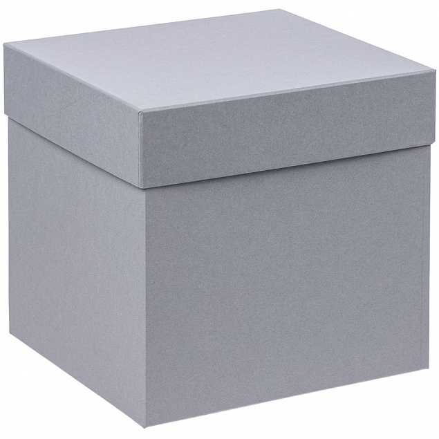Коробка Cube M, серая с логотипом в Санкт-Петербурге заказать по выгодной цене в кибермаркете AvroraStore