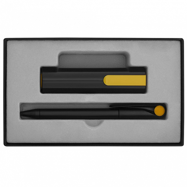 Набор Takeover Black, черно-желтый с логотипом в Санкт-Петербурге заказать по выгодной цене в кибермаркете AvroraStore