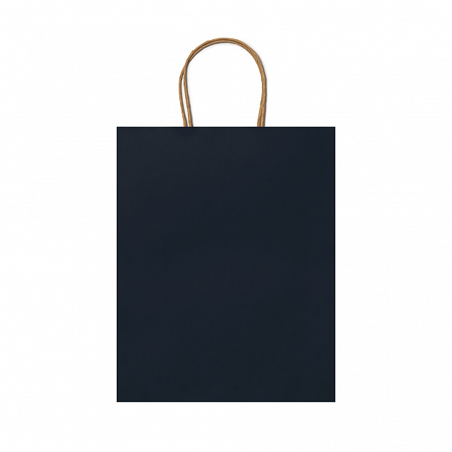 Пакет бумажный ARCE, Морской синий с логотипом в Санкт-Петербурге заказать по выгодной цене в кибермаркете AvroraStore