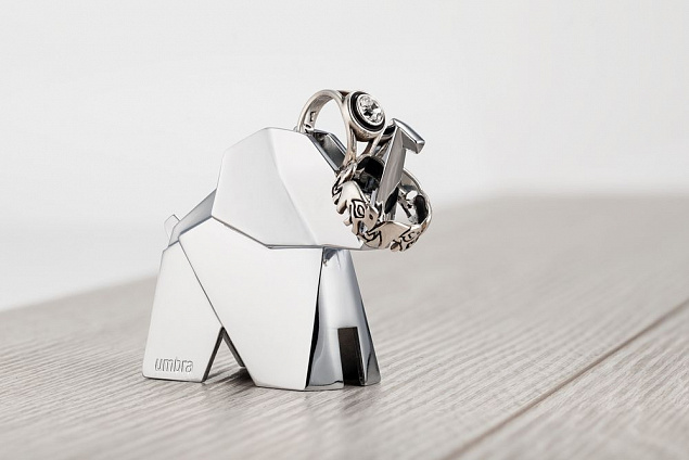 Держатель для колец Origami Elephant с логотипом в Санкт-Петербурге заказать по выгодной цене в кибермаркете AvroraStore