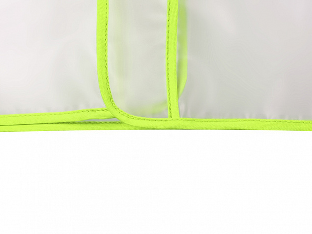 Дождевик Providence, прозрачный/зеленый с чехлом с логотипом в Санкт-Петербурге заказать по выгодной цене в кибермаркете AvroraStore