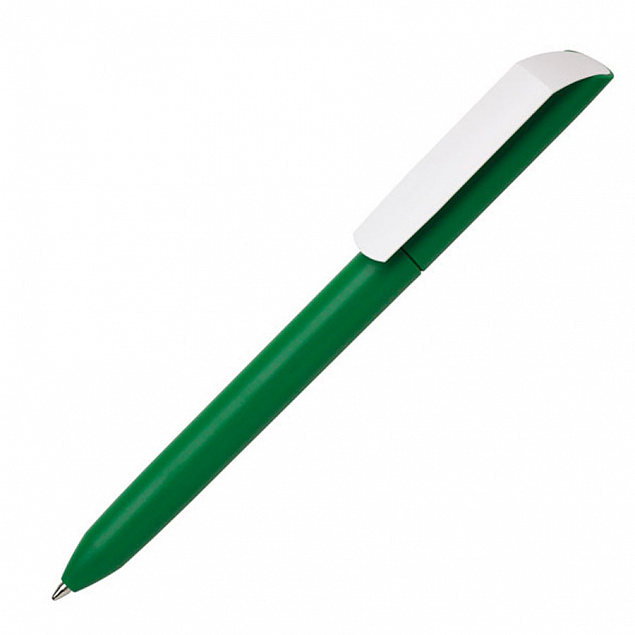 Ручка шариковая FLOW PURE с белым клипом с логотипом в Санкт-Петербурге заказать по выгодной цене в кибермаркете AvroraStore