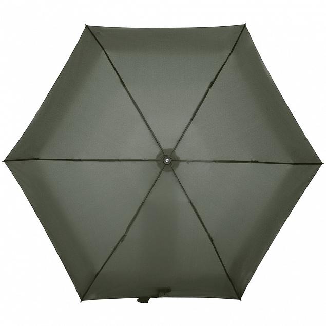 Зонт складной Minipli Colori S, зеленый (оливковый) с логотипом в Санкт-Петербурге заказать по выгодной цене в кибермаркете AvroraStore